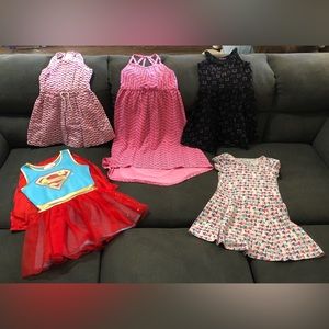 5 Toddler girls dresses, size 4